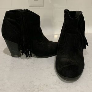 Black Western Style Booties